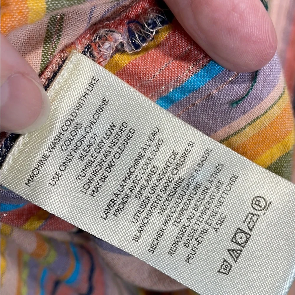 Pilcro Multicolor Striped Button Down Shirt - Picture 9 of 10